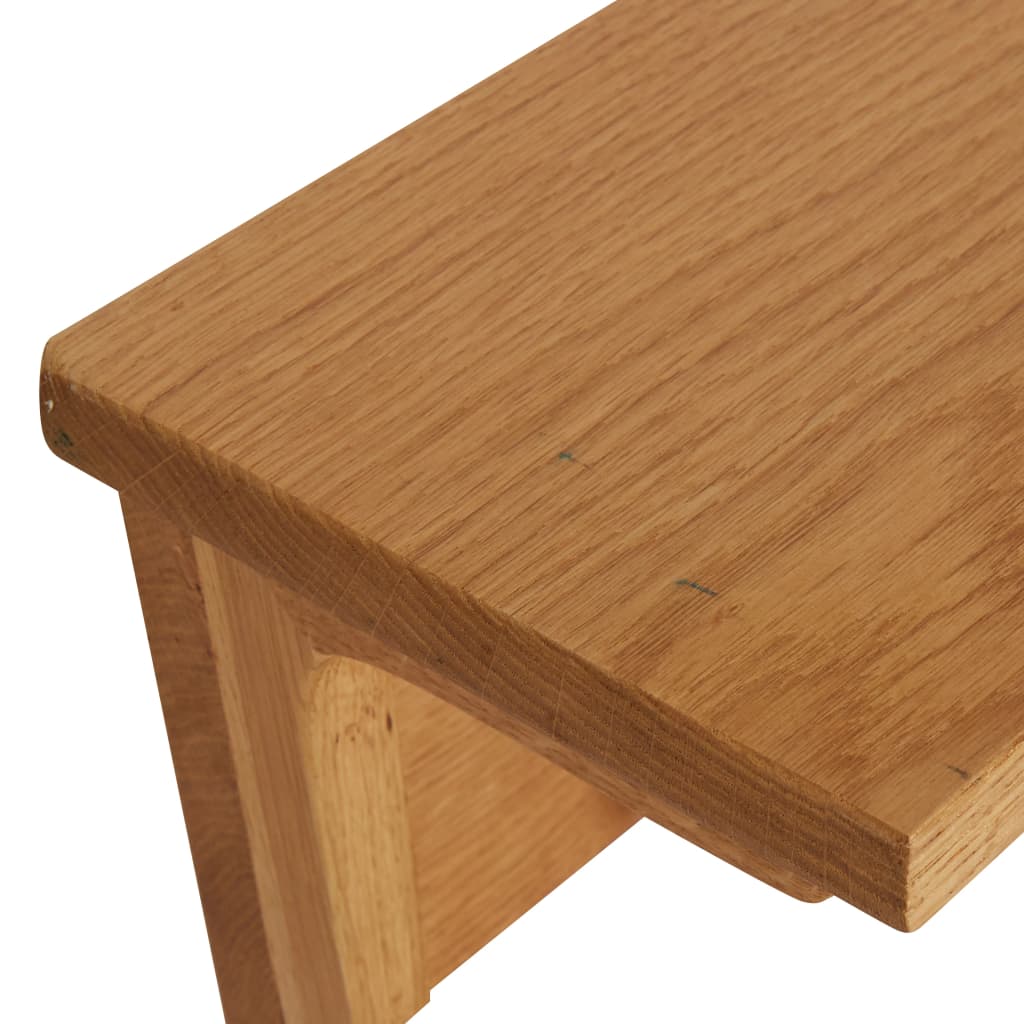 vidaXL Porte-manteau 60x16x16 cm Bois de chêne massif