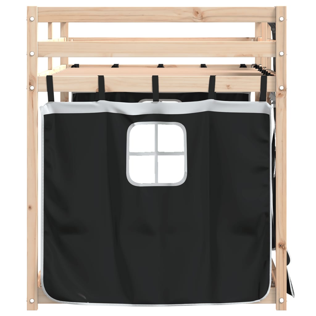 vidaXL Lit superposé sans matelas 75x190 cm bois de pin massif