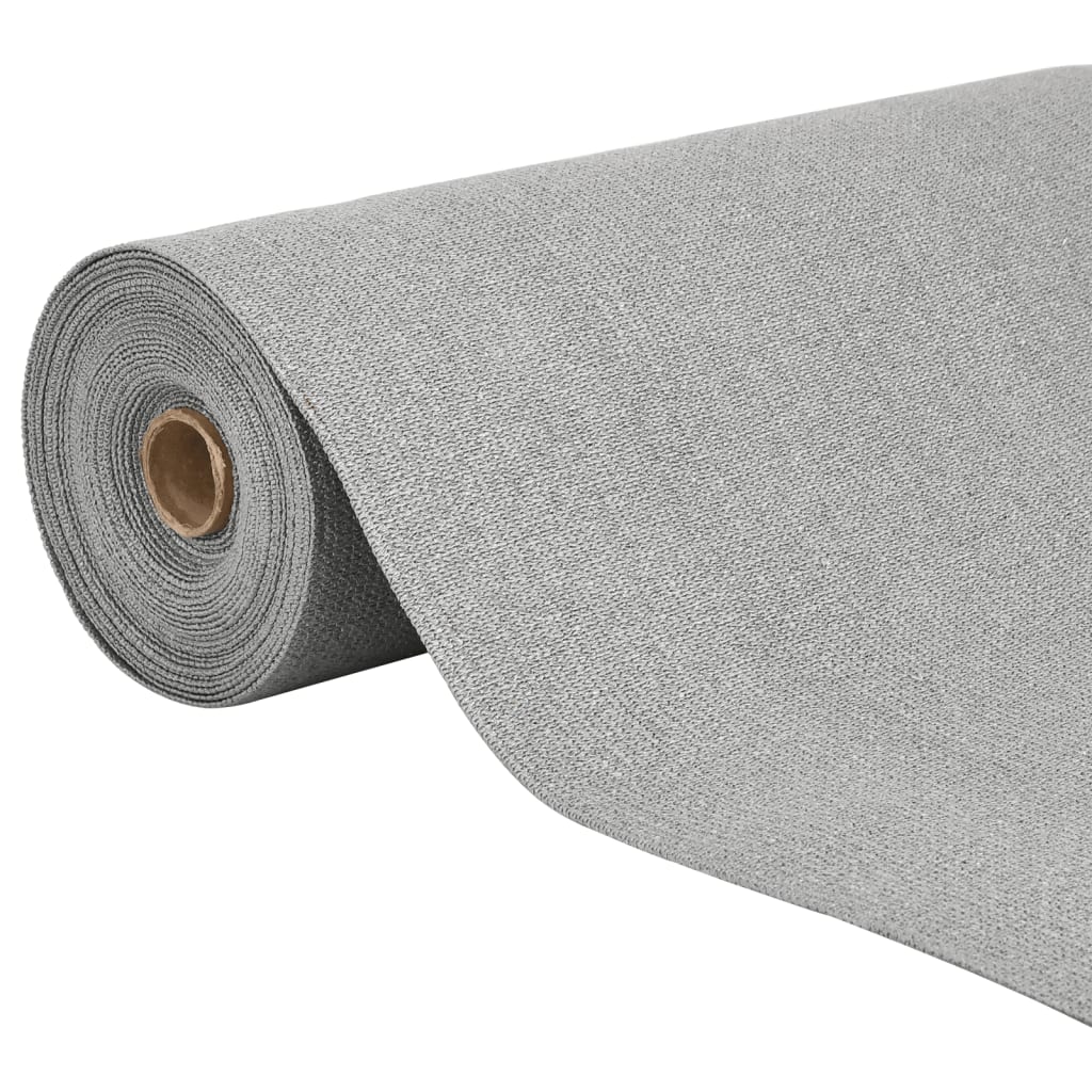 vidaXL Filet brise-vue gris clair 1,8x25 m PEHD 75 g/m²