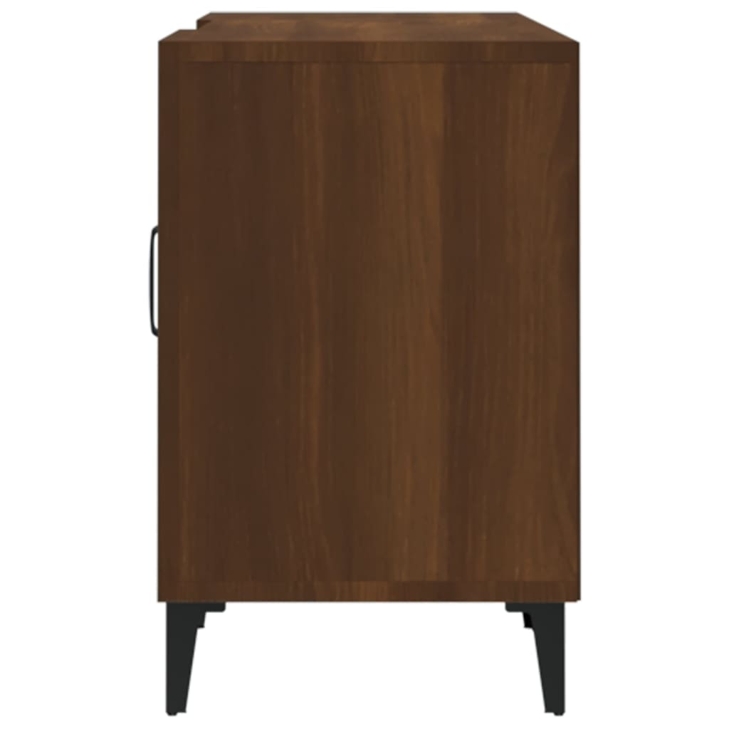 vidaXL Meuble TV chêne marron 150x30x50 cm bois d'ingénierie