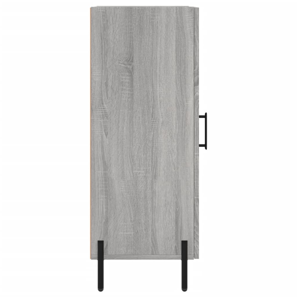 vidaXL Buffet Sonoma gris 34,5x34x90 cm Bois d'ingénierie