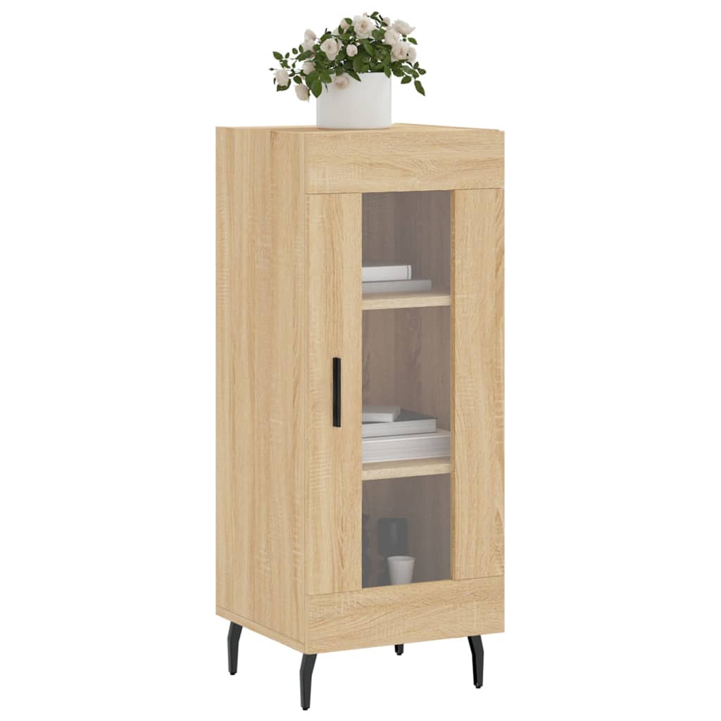 vidaXL Buffet Chêne sonoma 34,5x34x90 cm Bois d'ingénierie