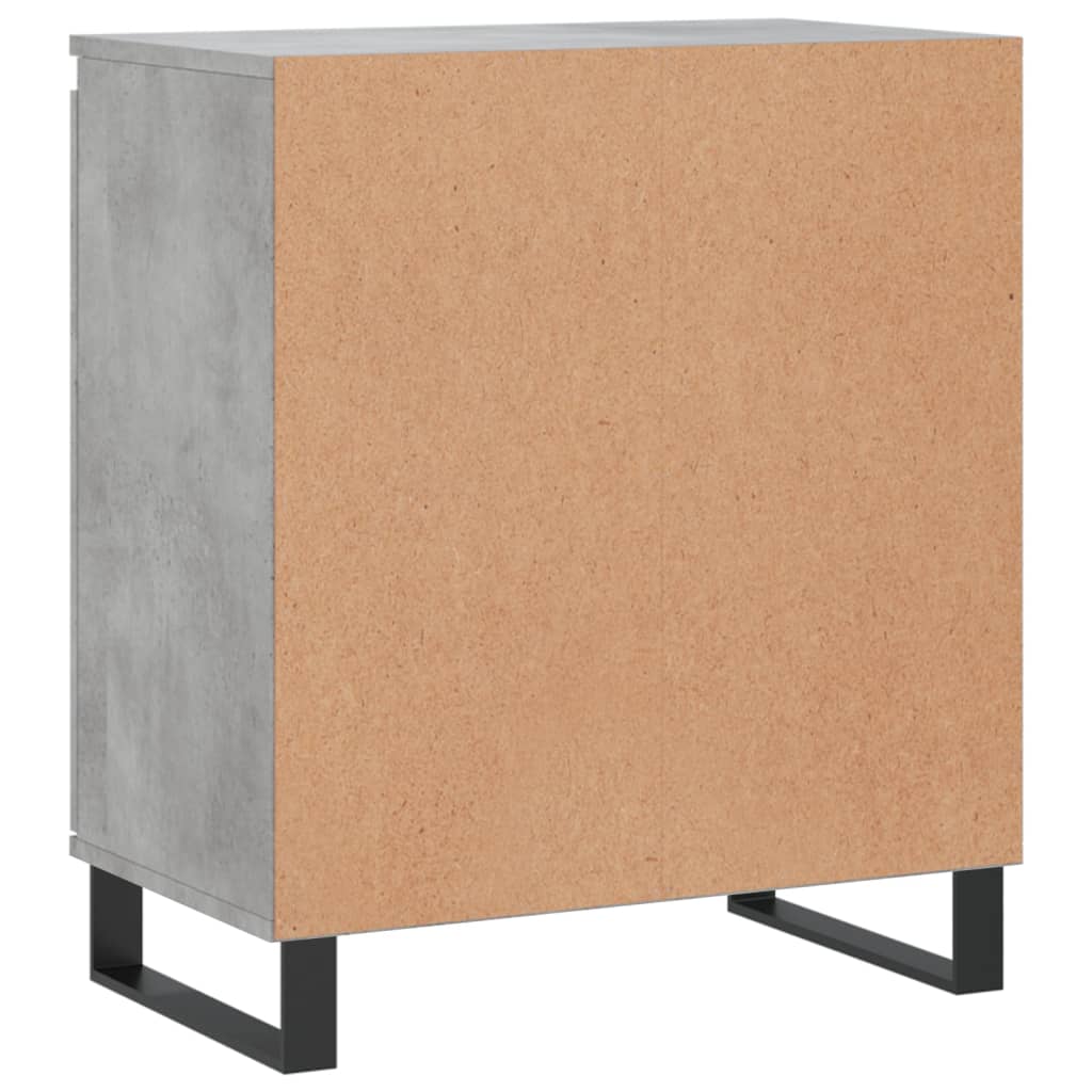 vidaXL Buffet Gris béton 60x35x70 cm Bois d'ingénierie