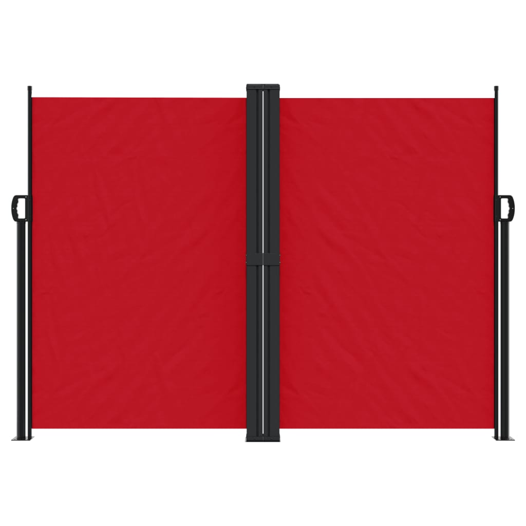 vidaXL Auvent latéral rétractable rouge 180x1000 cm