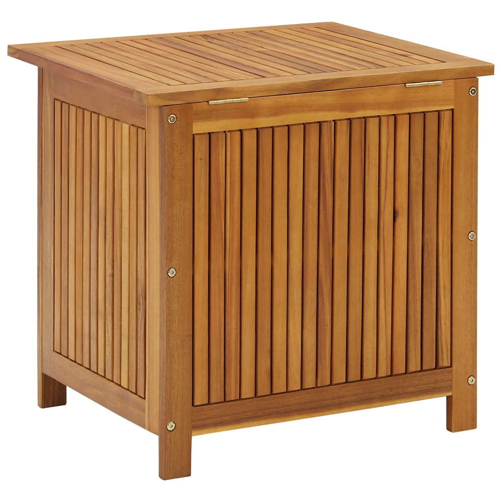 vidaXL Boîte de rangement de jardin 60x50x58 cm Bois d'acacia solide