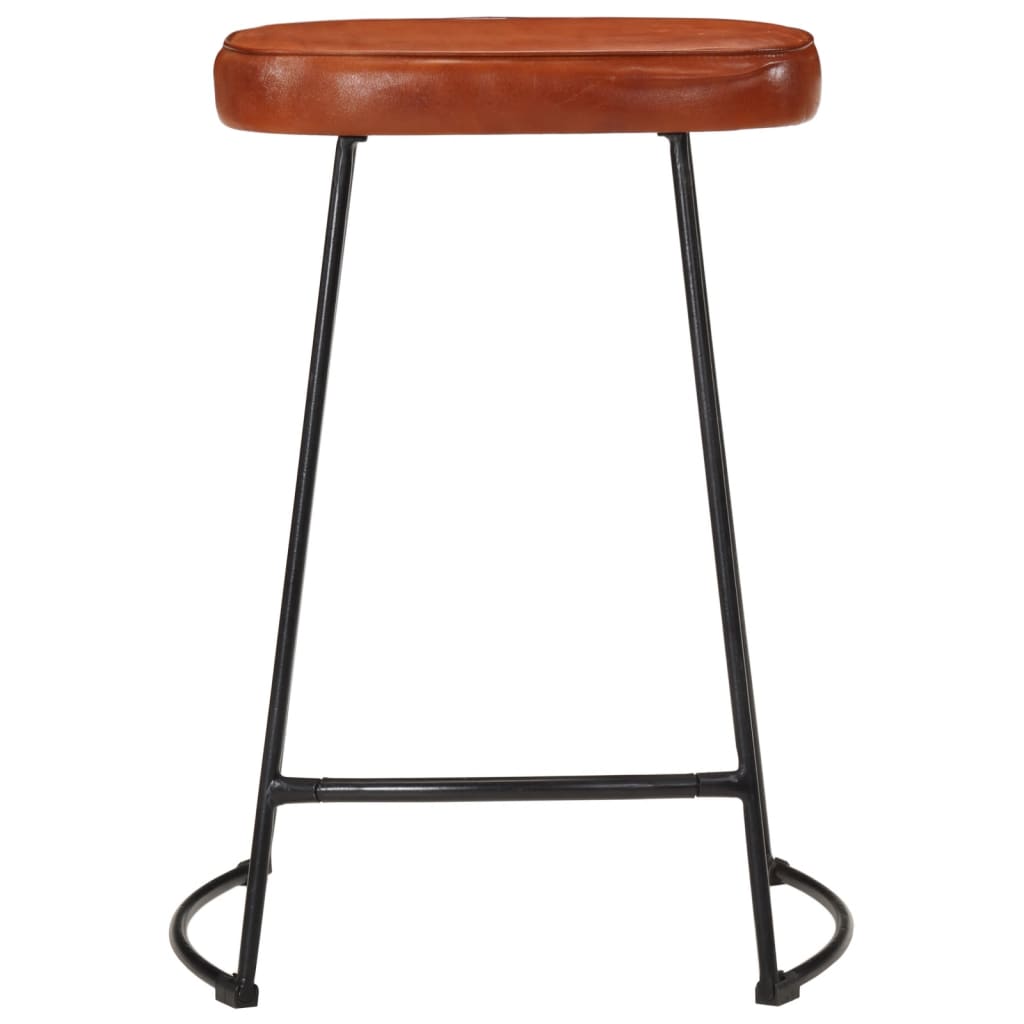 vidaXL Tabourets de bar lot de 2 marron foncé 41x29x62 cm