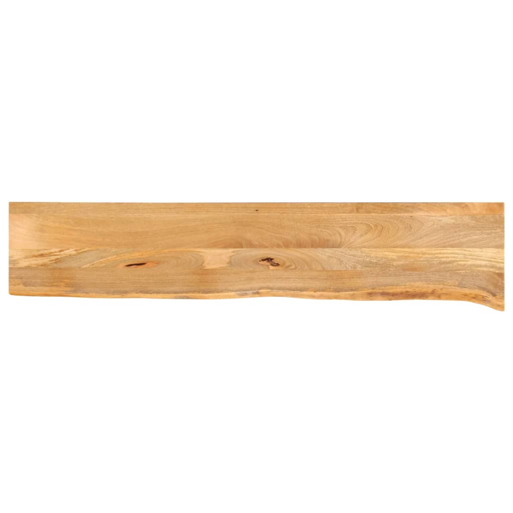 vidaXL Dessus de table à bord vivant 140x40x3,8cm bois massif manguier