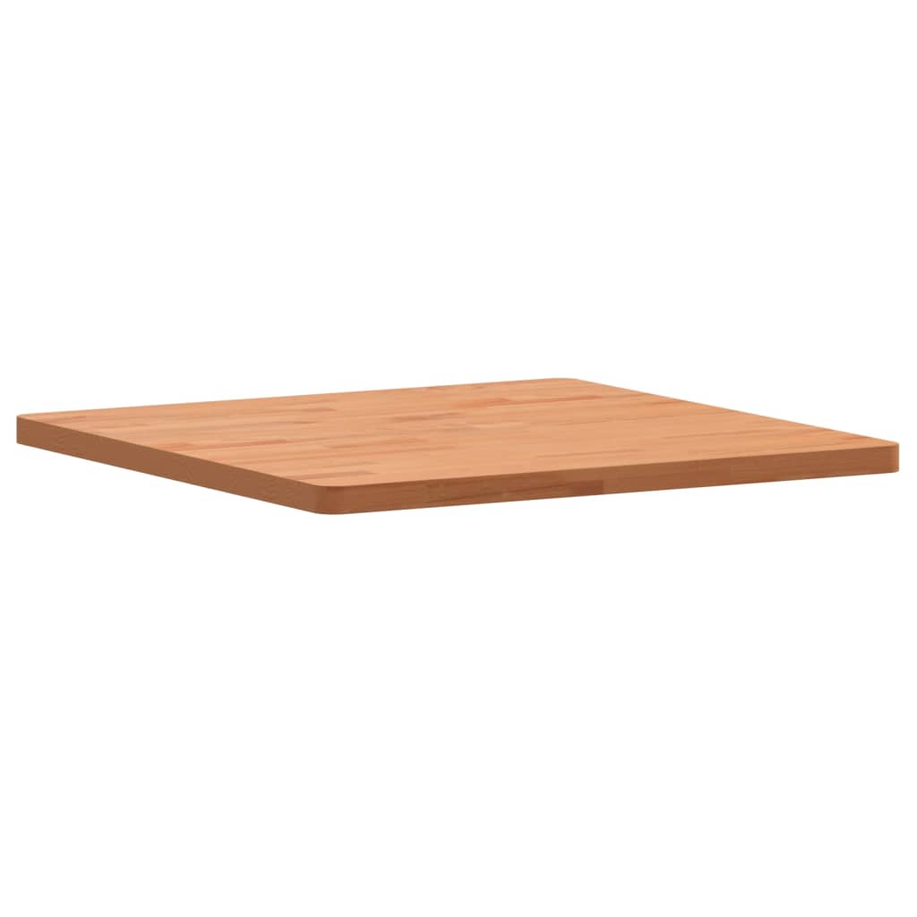 vidaXL Dessus de table 60x60x2,5 cm carré bois massif de hêtre