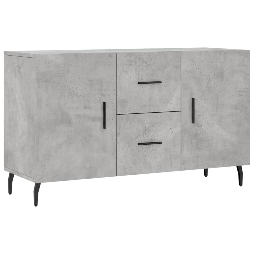 vidaXL Buffet gris béton 100x36x60 cm bois d'ingénierie