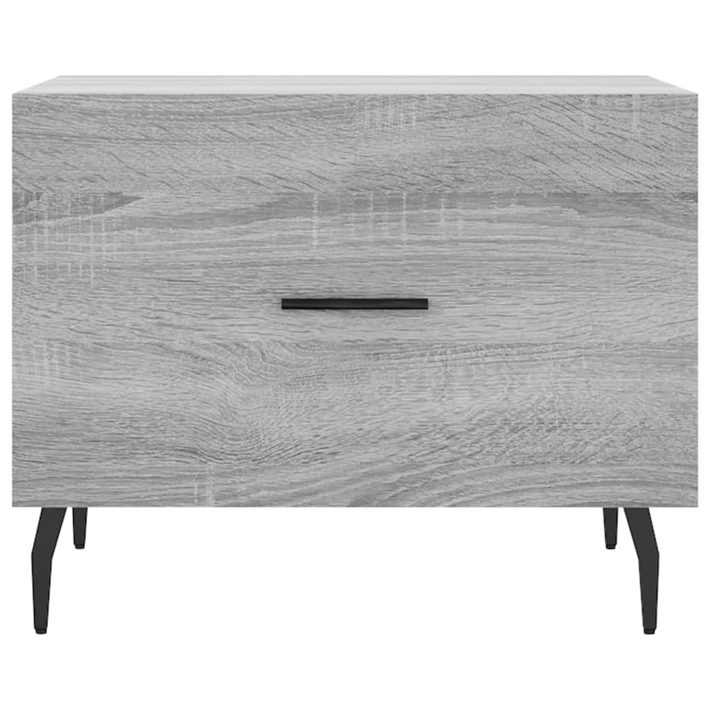 vidaXL Table basse Sonoma gris 50x50x40 cm Bois d'ingénierie