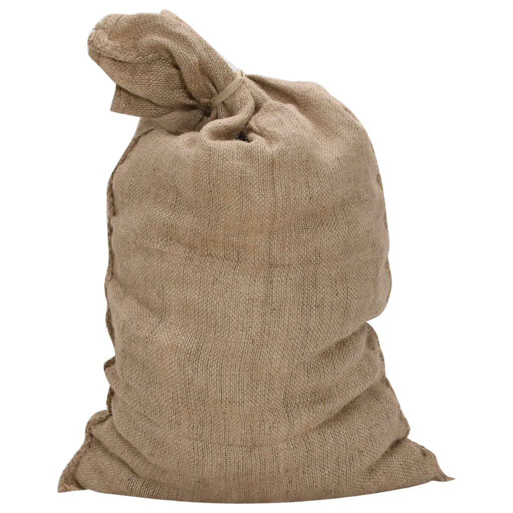 vidaXL Sacs en jute 5 pcs 60x105 cm 100 % jute 340 g/m²