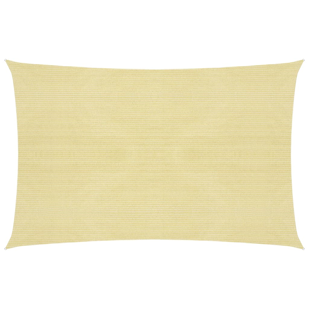 vidaXL Voile d'ombrage 160 g/m² Beige 2x3 m PEHD