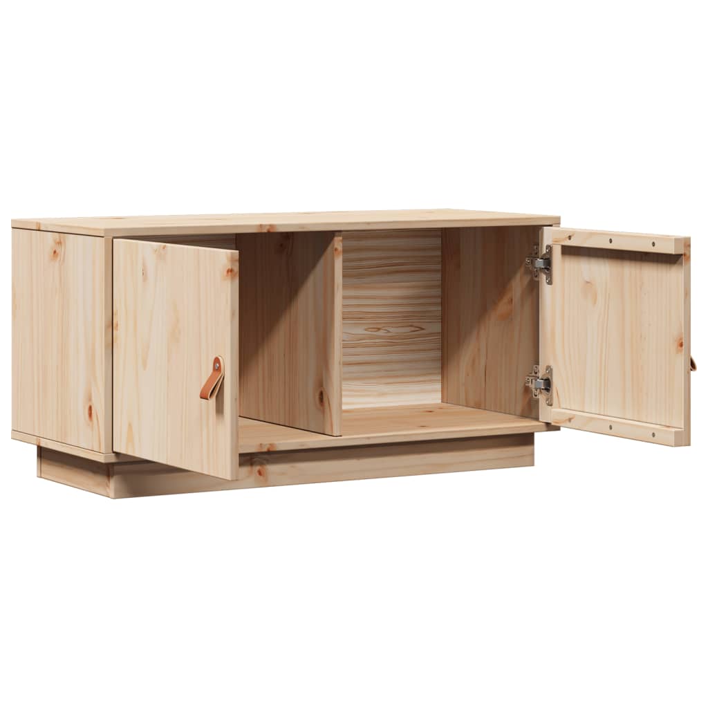 vidaXL Meuble TV 80x34x40 cm Bois de pin massif