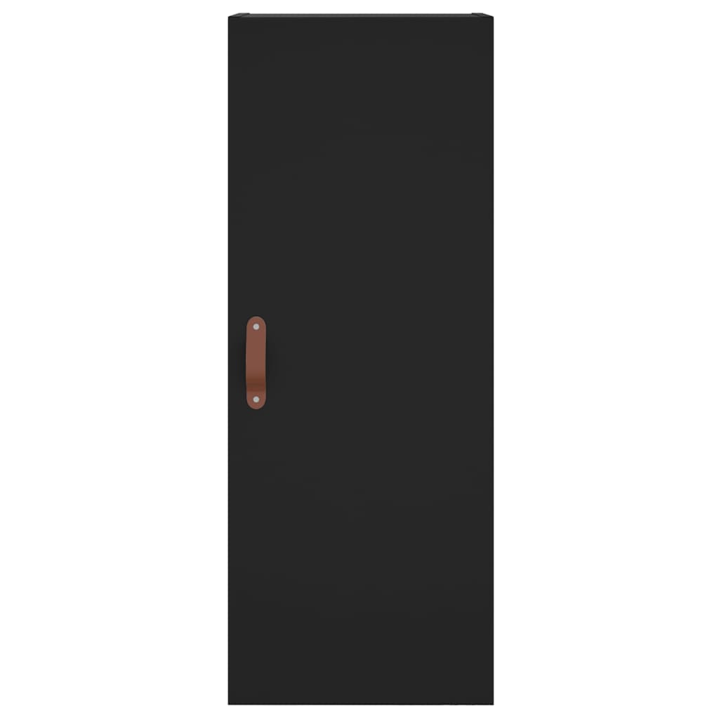 vidaXL Armoire murale noir 34,5x34x90 cm