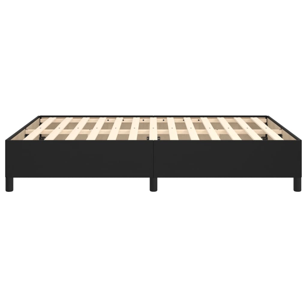 vidaXL Cadre de lit sans matelas noir 140x200 cm similicuir