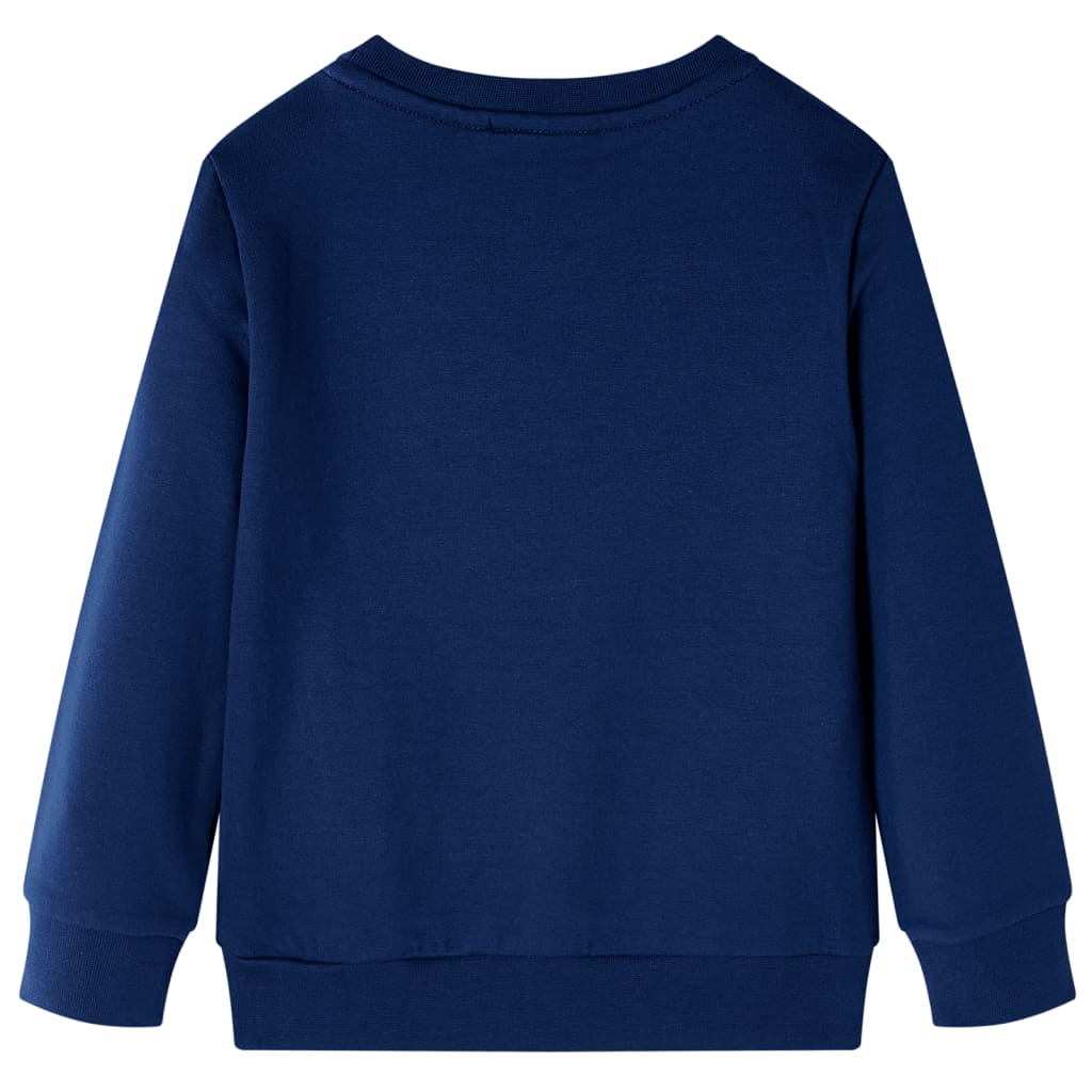 Sweatshirt pour enfants bleu marine 128