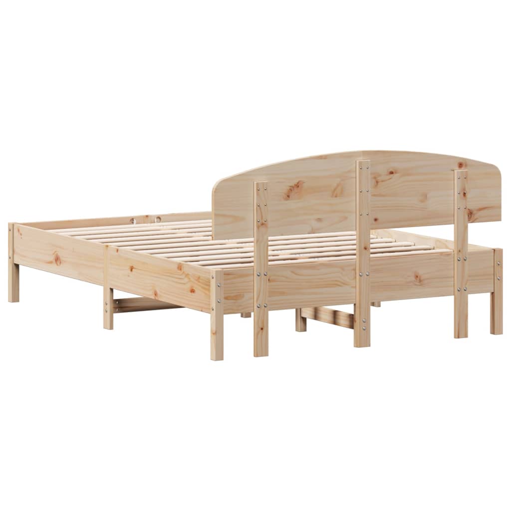 vidaXL Cadre de lit sans matelas 120x190 cm bois de pin massif