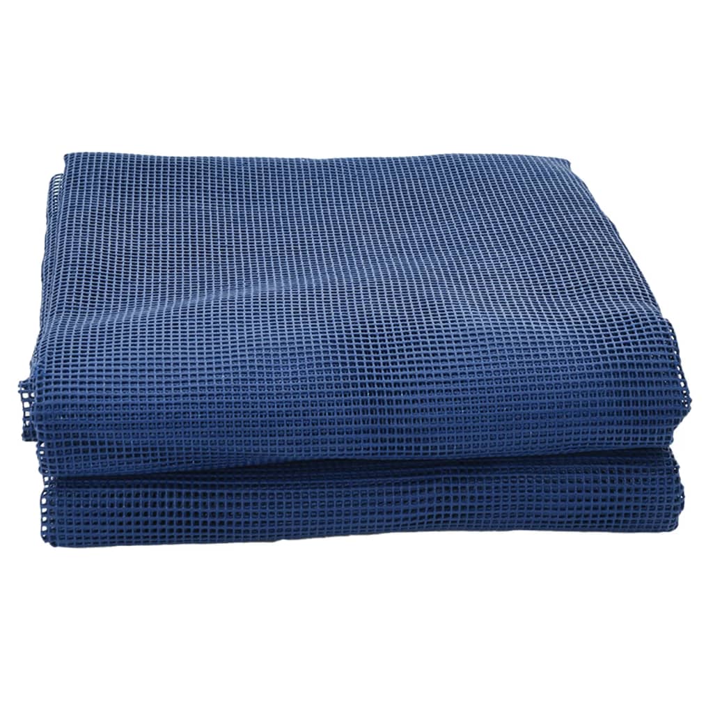 vidaXL Tapis de sol de camping bleu 3,5x2,5 m