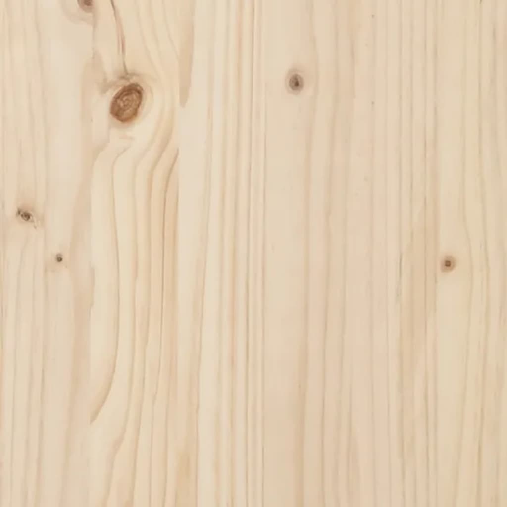 vidaXL Dessus de table 80x40x2,5 cm bois de pin massif ovale