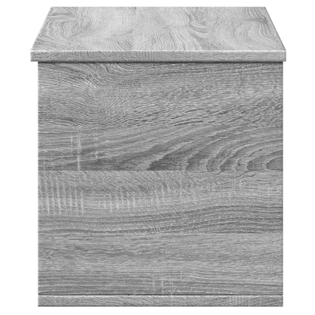 vidaXL Boîte de rangement sonoma gris 90x35x35 cm bois d'ingénierie