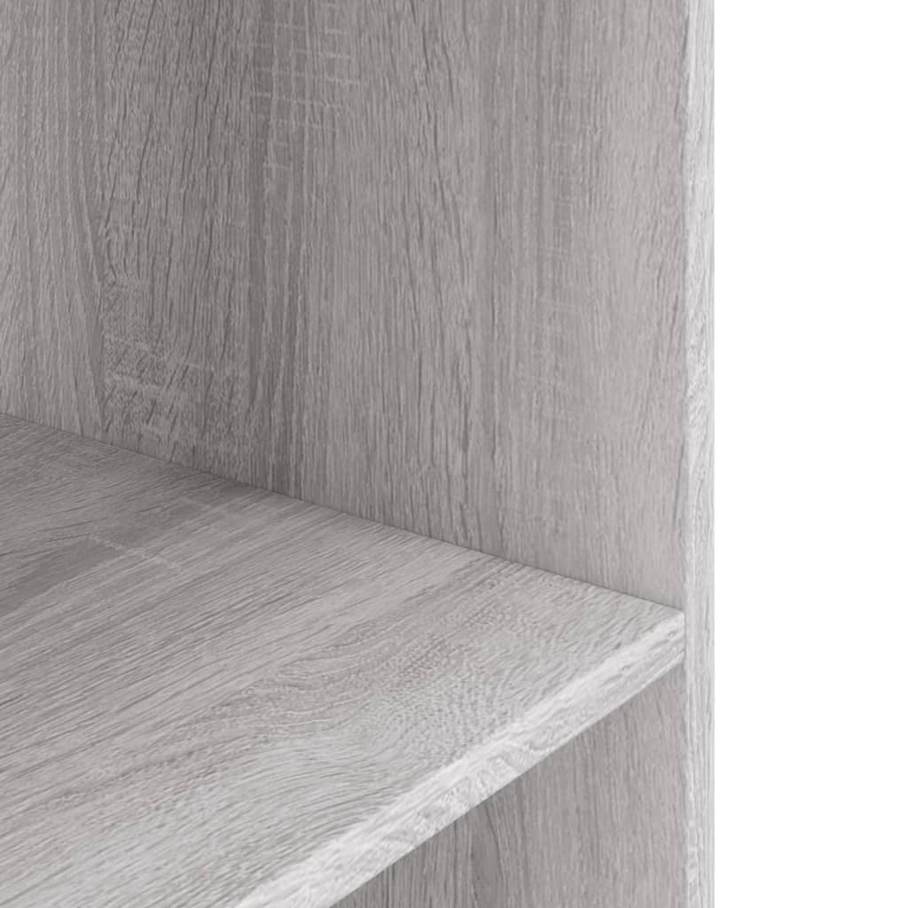 vidaXL Support pour aquarium sonoma gris 80x35x60 cm bois d'ingénierie