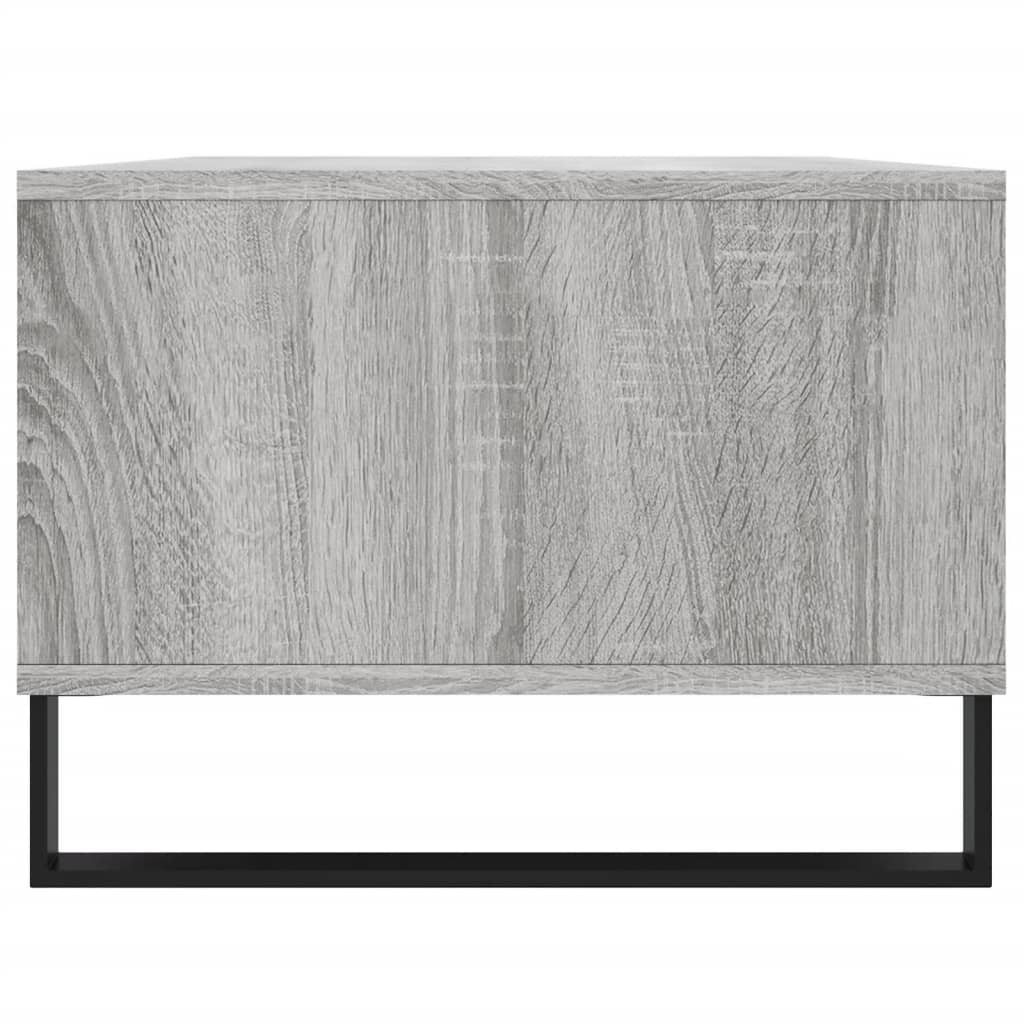 vidaXL Table basse Sonoma gris 90x50x36,5 cm Bois d'ingénierie