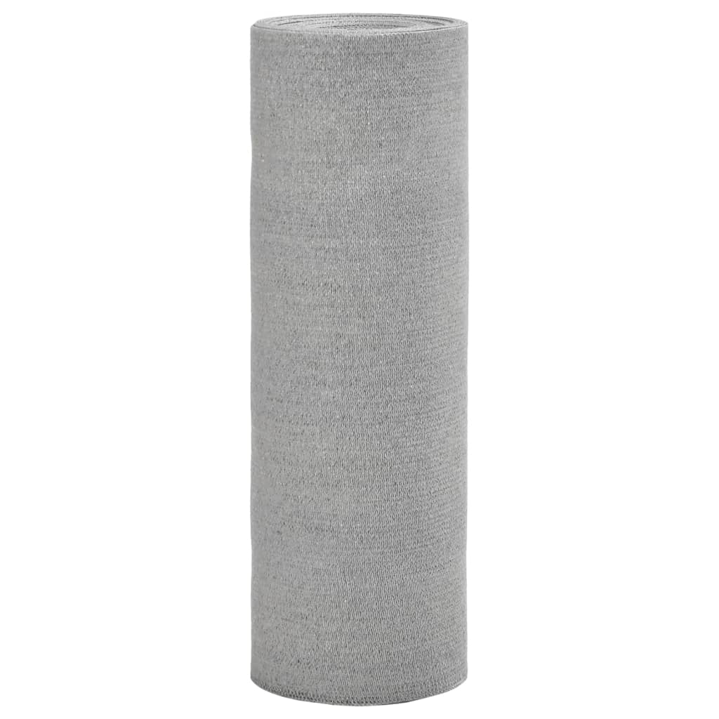 vidaXL Filet brise-vue gris clair 1,8x25 m PEHD 75 g/m²