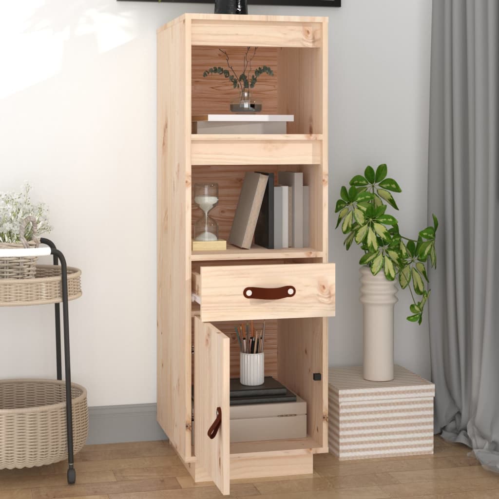 vidaXL Buffet haut 34x40x108,5 cm Bois massif de pin