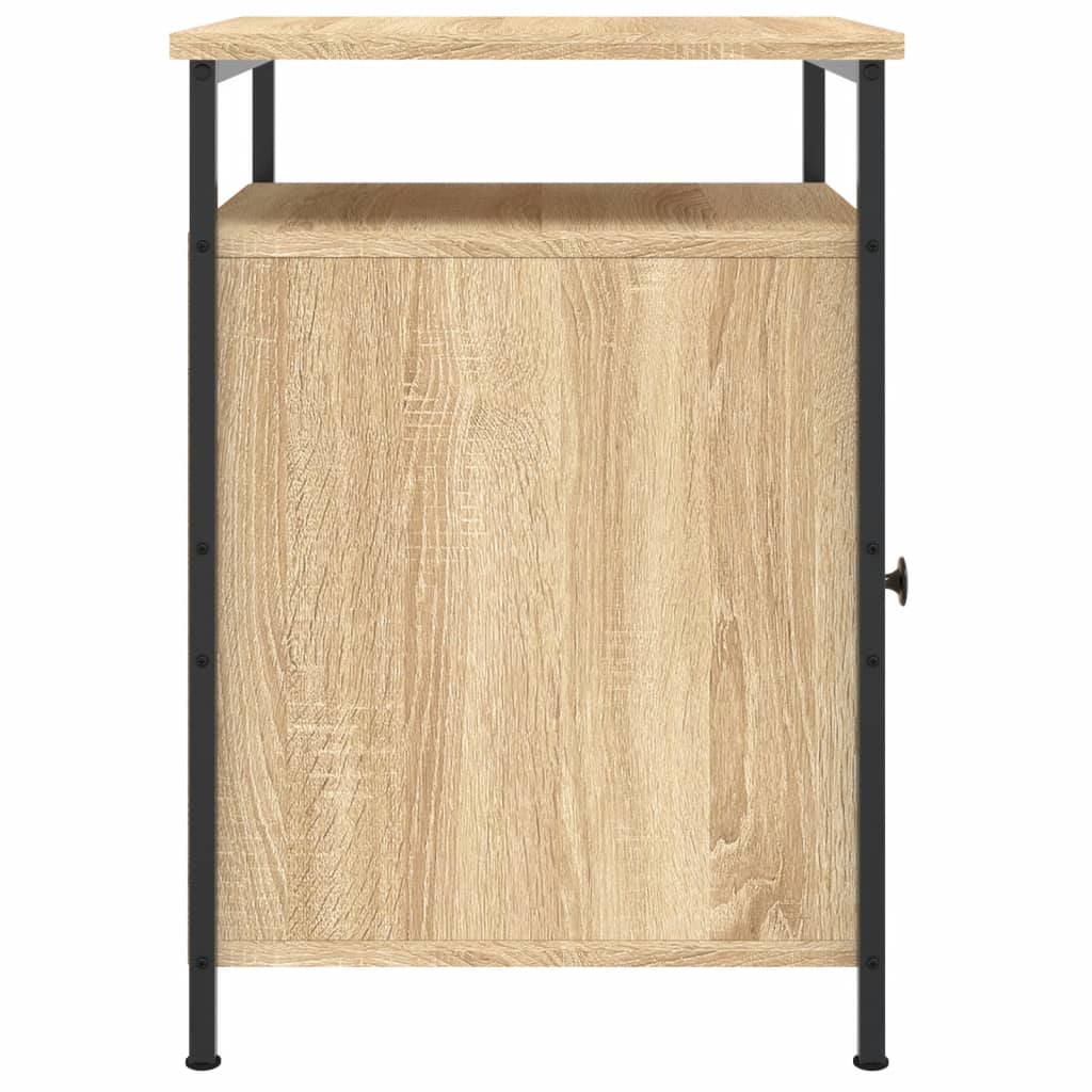 vidaXL Tables de chevet 2pcs chêne sonoma 40x42x60cm bois d'ingénierie