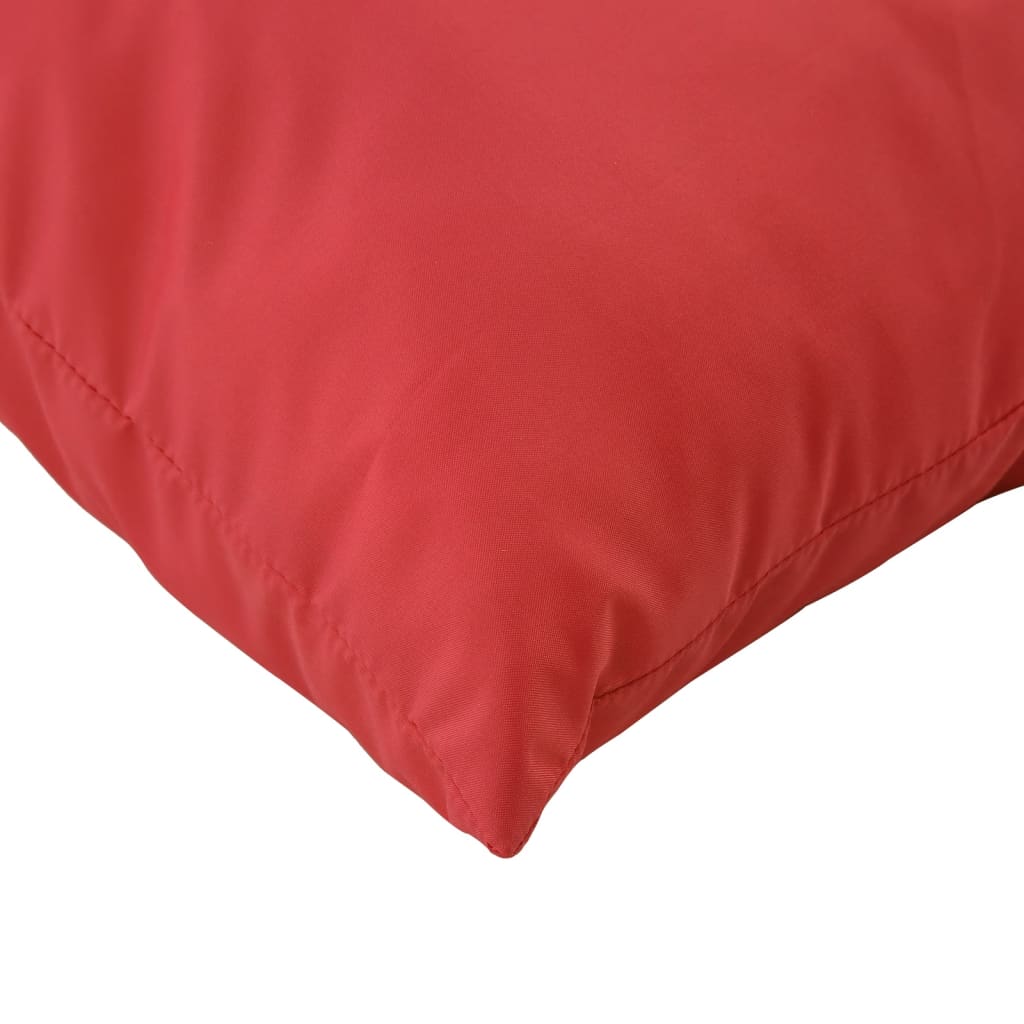 vidaXL Coussins de palette lot de 3 rouge tissu oxford