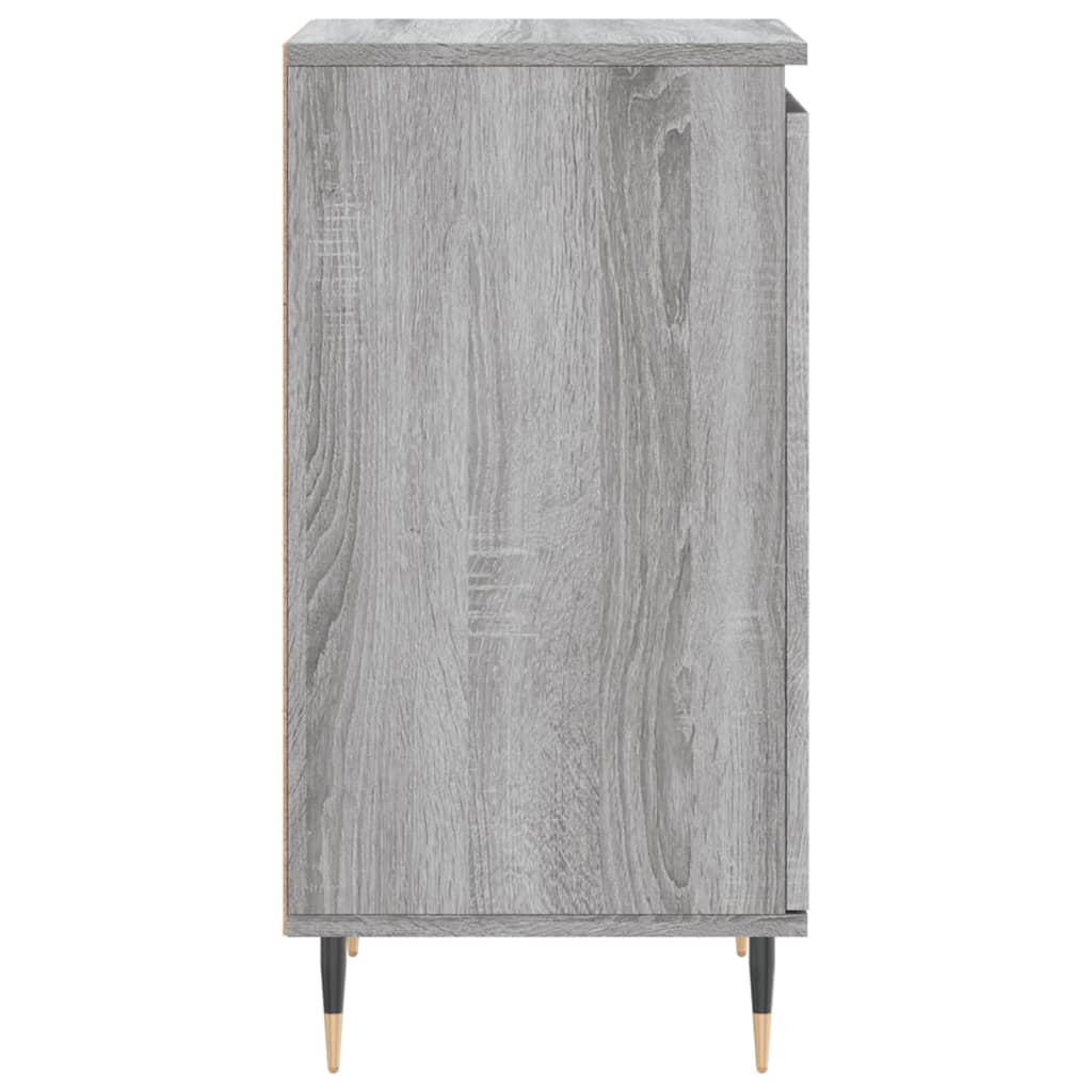 vidaXL Buffets 2 pcs sonoma gris 40x35x70 cm bois d'ingénierie