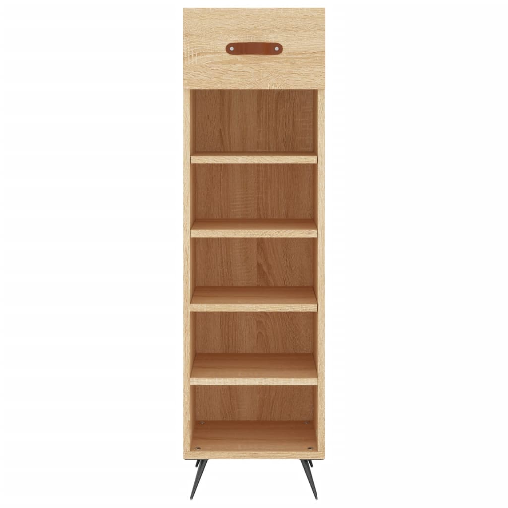 vidaXL Armoire à chaussures chêne sonoma 30x35x105cm bois d'ingénierie