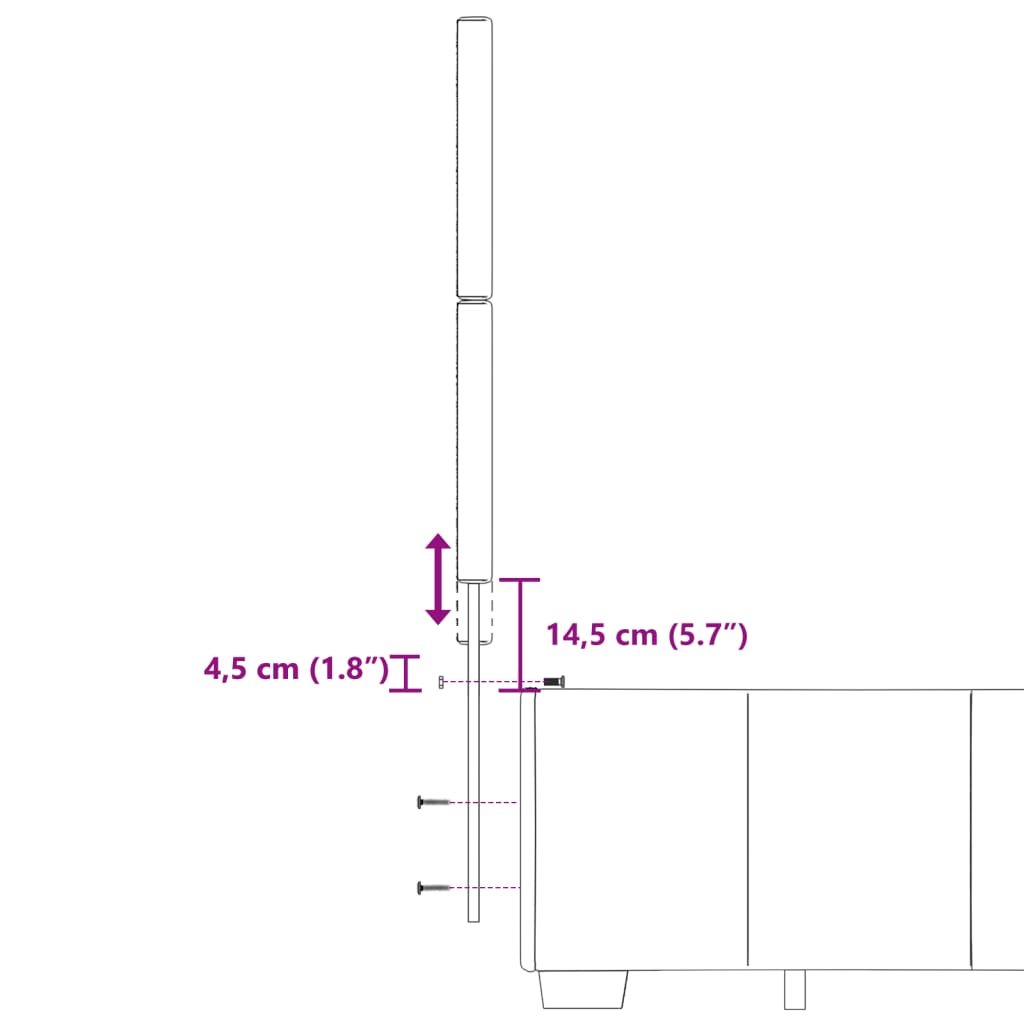 vidaXL Sommier à lattes de lit avec matelas Marron foncé 200x200 cm