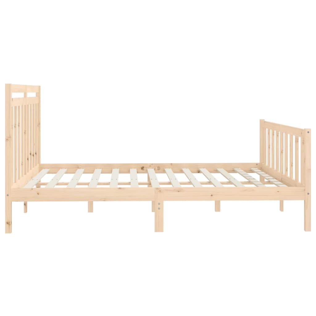 vidaXL Cadre de lit sans matelas bois massif de pin 180x200 cm