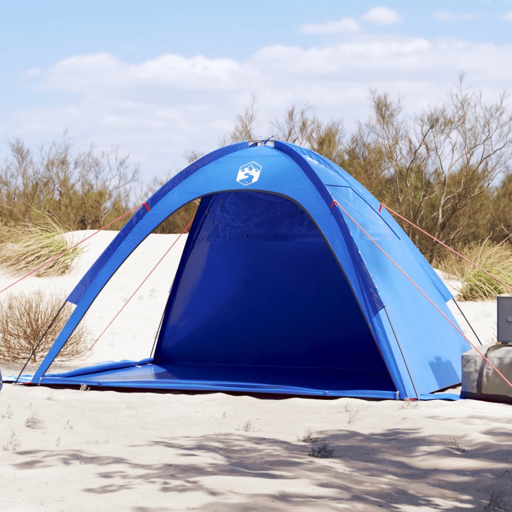 vidaXL Tente de plage bleu azuré imperméable