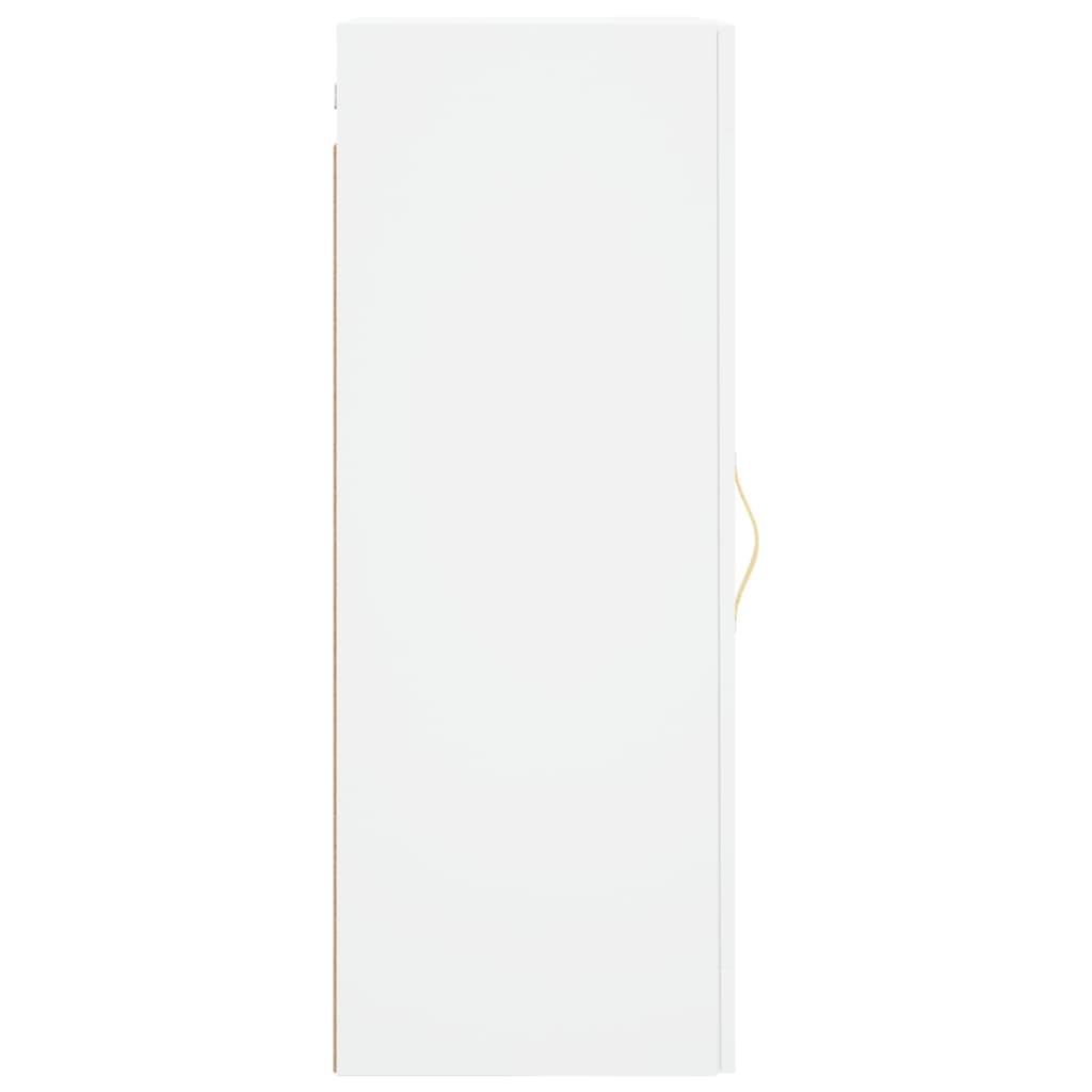 vidaXL Armoire murale blanc 34,5x34x90 cm