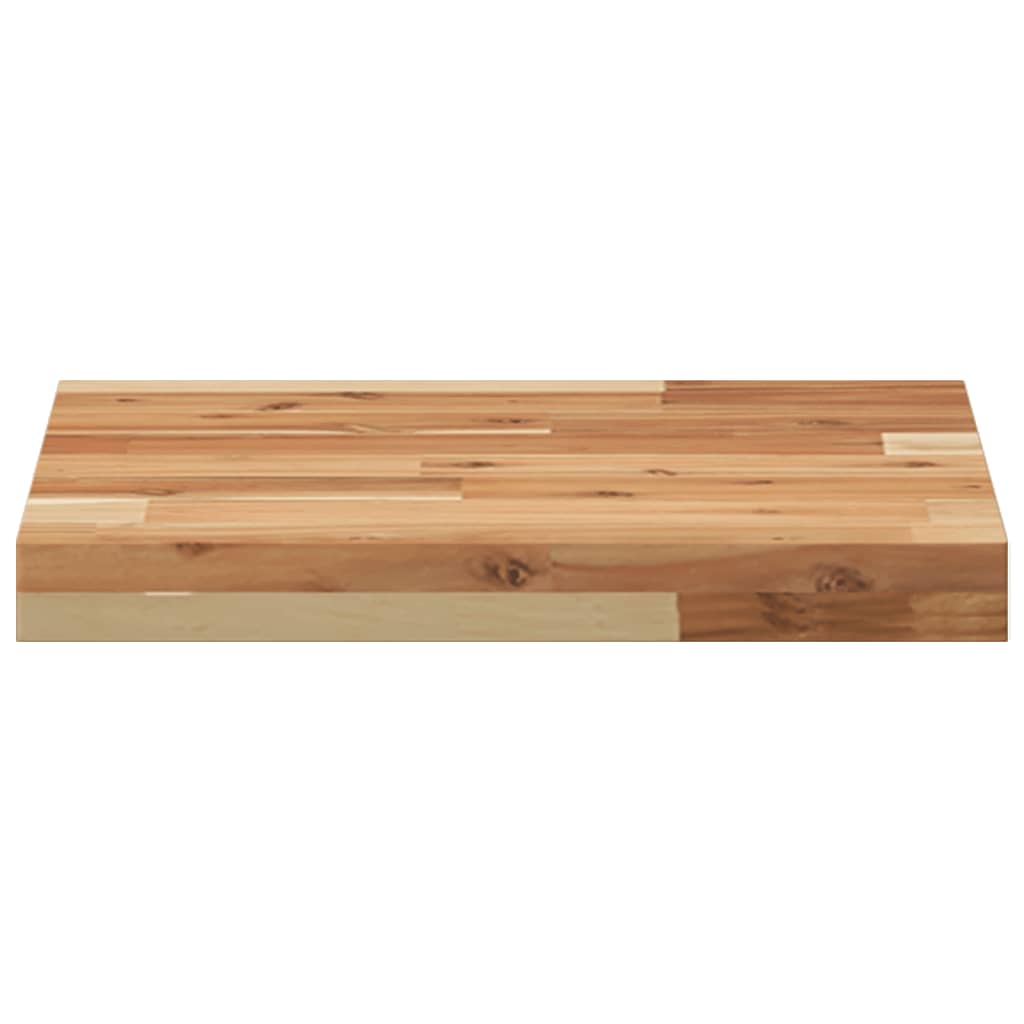 vidaXL Dessus de table carré 40x40x4 cm bois massif d'acacia