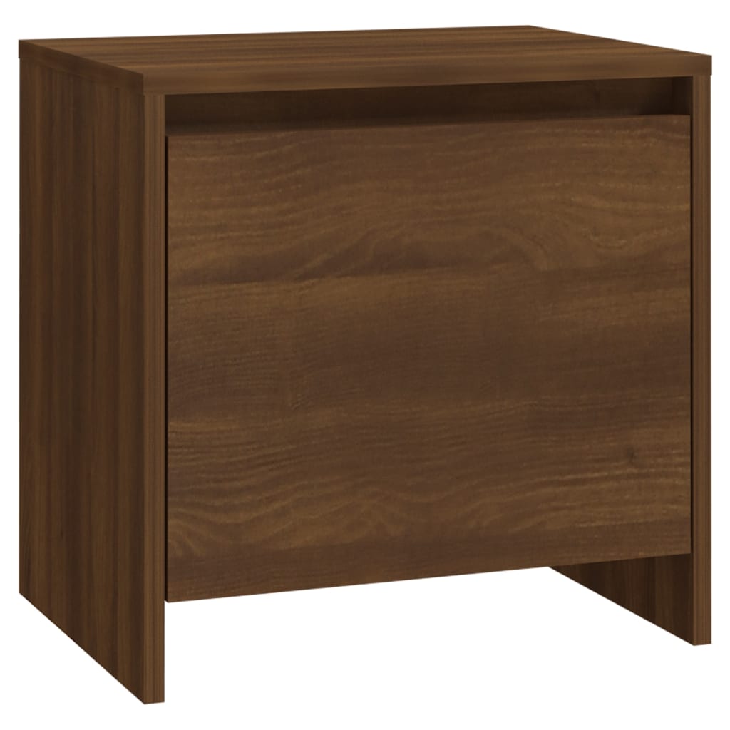 vidaXL Tables de chevet 2 pcs chêne marron 45x34x44,5 cm