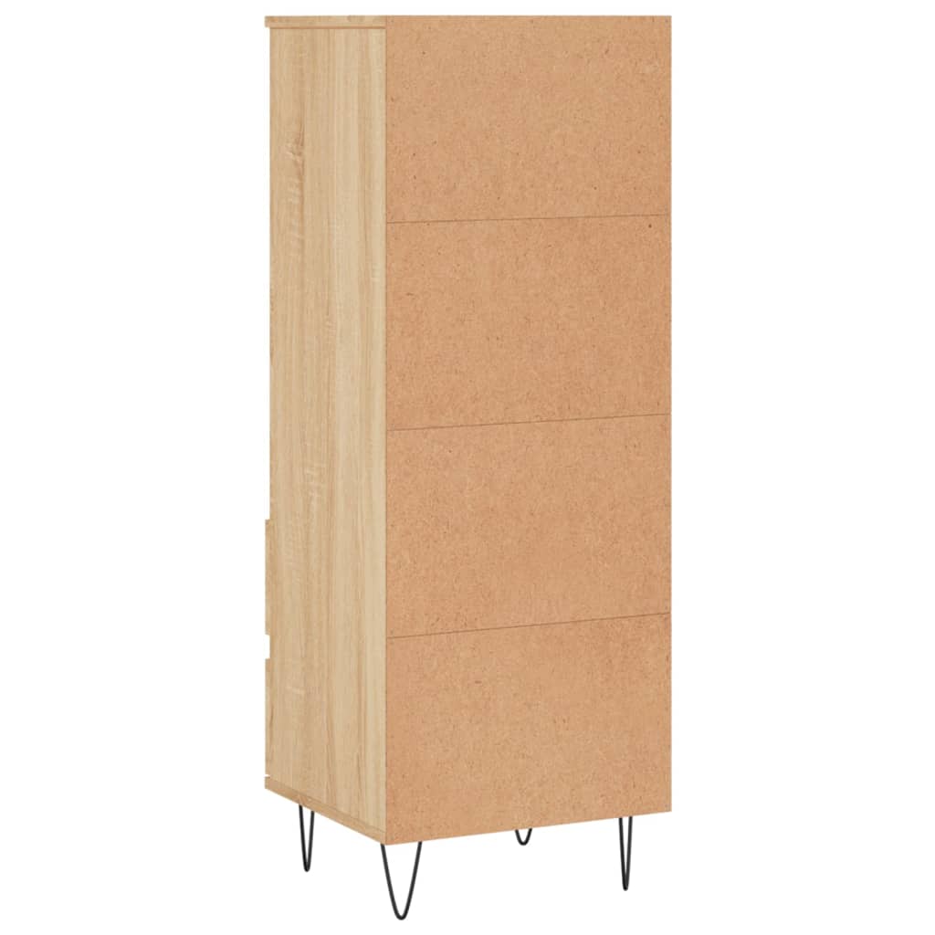 vidaXL Buffet haut Chêne sonoma 40x36x110 cm Bois d'ingénierie