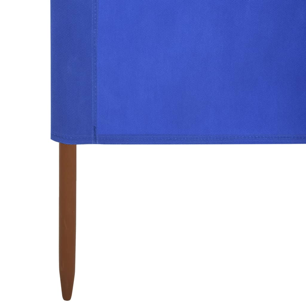 vidaXL Paravent 6 panneaux Tissu 800 x 160 cm Bleu azuré