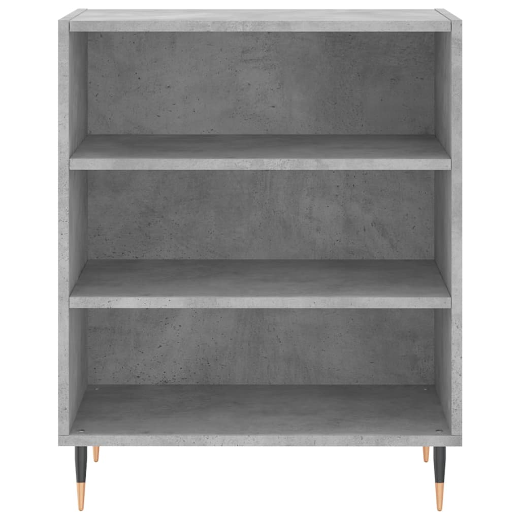 vidaXL Buffet gris béton 57x35x70 cm bois d'ingénierie