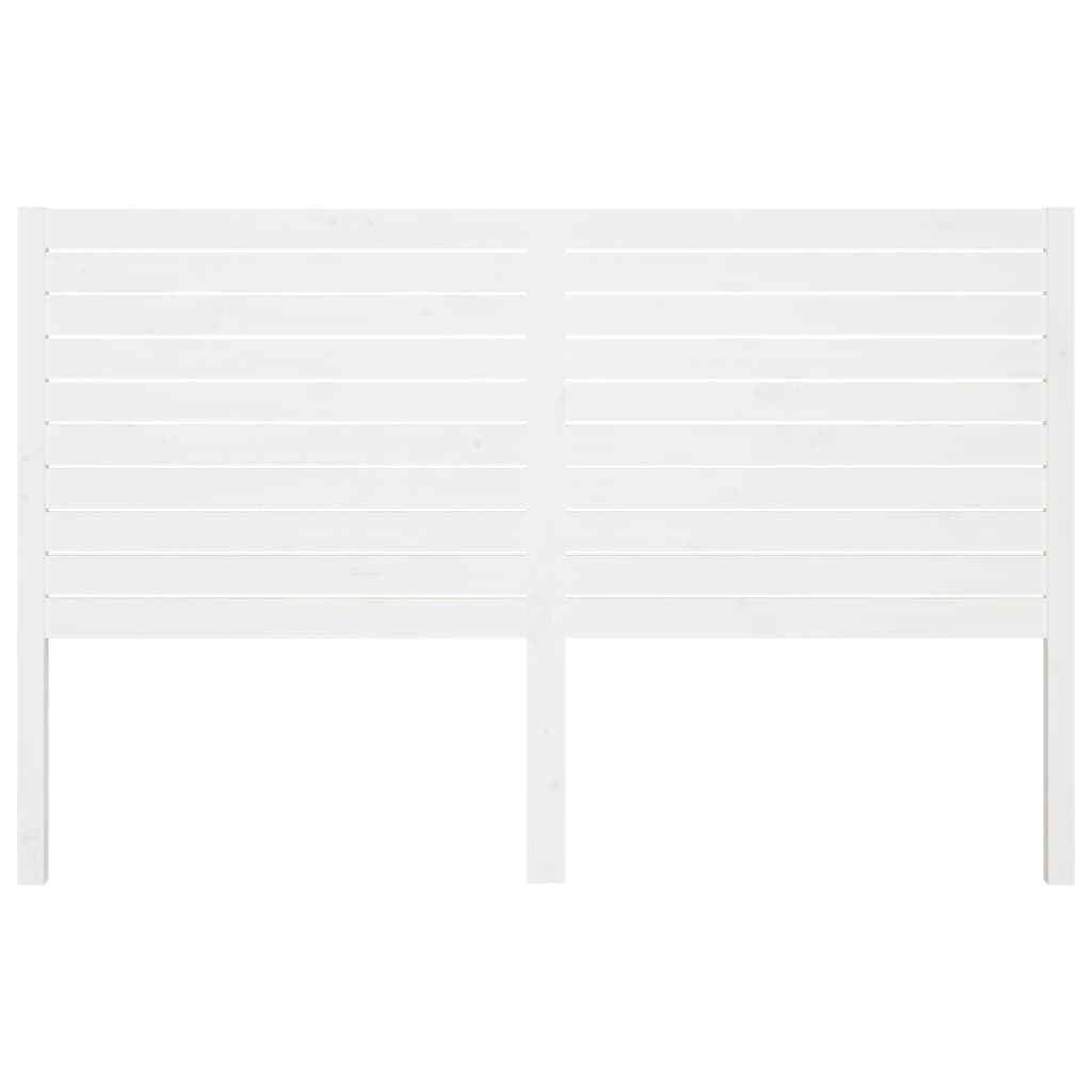 vidaXL Tête de lit Blanc 206x4x100 cm Bois massif de pin