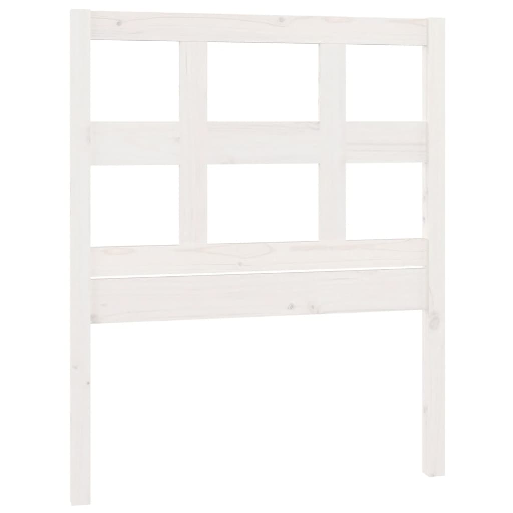 vidaXL Tête de lit Blanc 95,5x4x100 cm Bois massif de pin