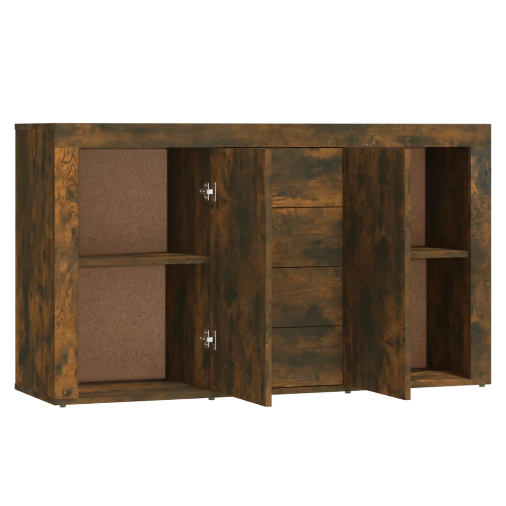 vidaXL Buffet Chêne fumé 120x36x69 cm Bois d'ingénierie