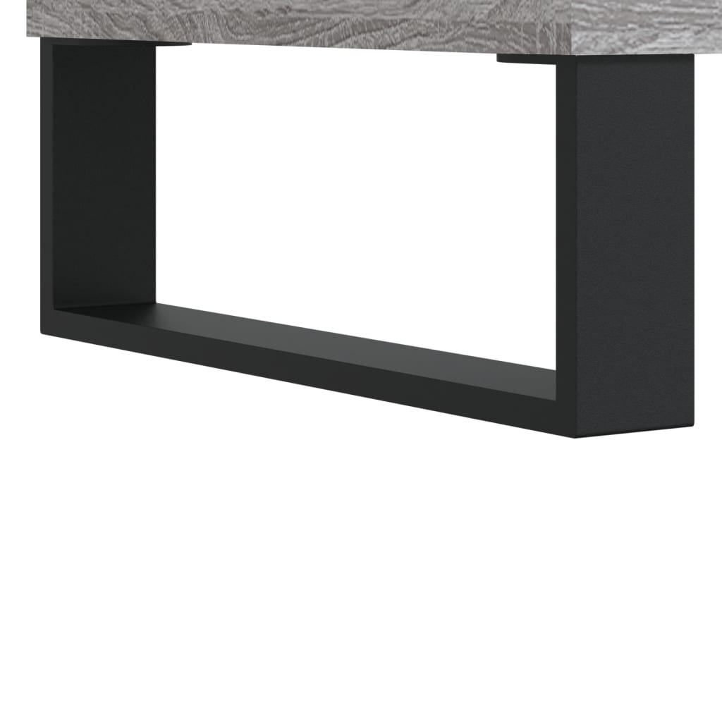 vidaXL Tables de chevet 2 pcs sonoma gris 40x30x50cm bois d'ingénierie
