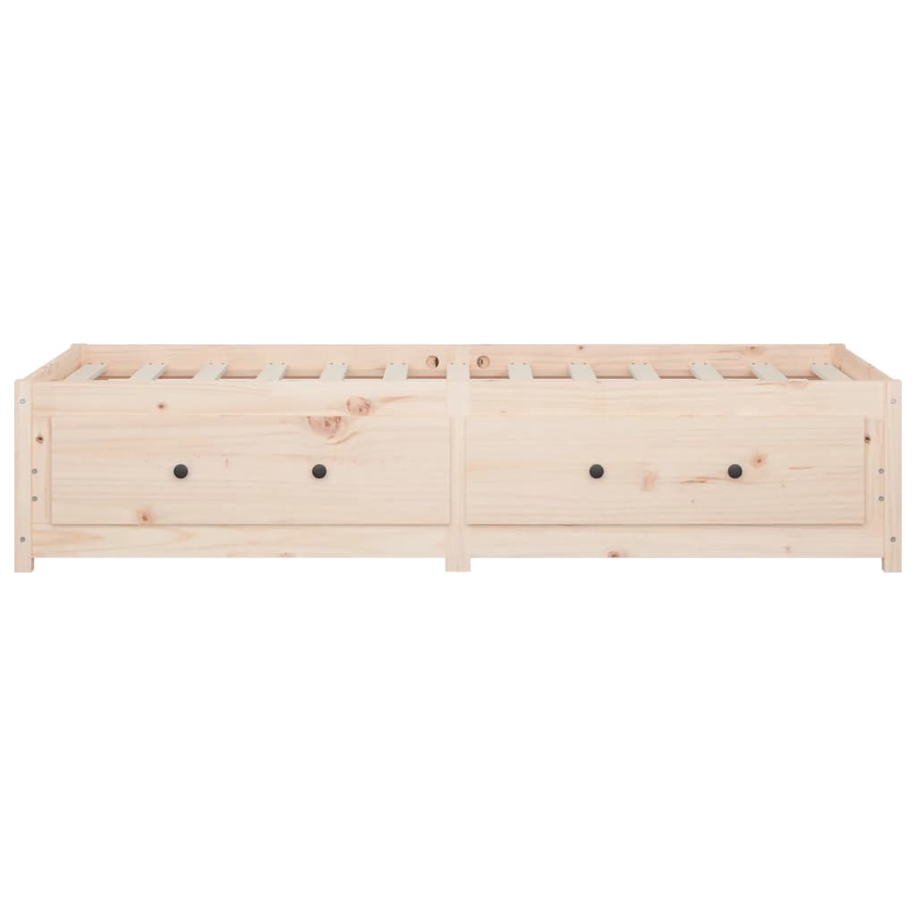 vidaXL Lit de jour sans matelas 90x190 cm bois de pin massif