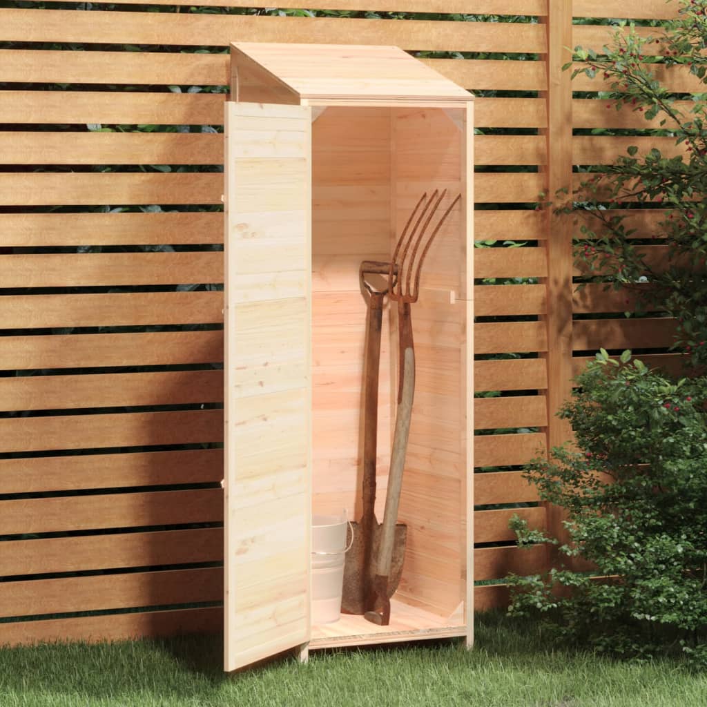 vidaXL Remise de jardin 55x52x174,5 cm Bois de sapin solide