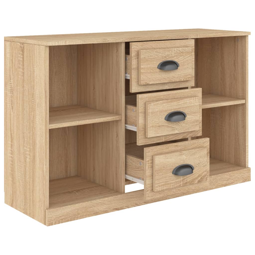 vidaXL Buffet chêne sonoma 104,5x35,5x67,5 cm bois d'ingénierie