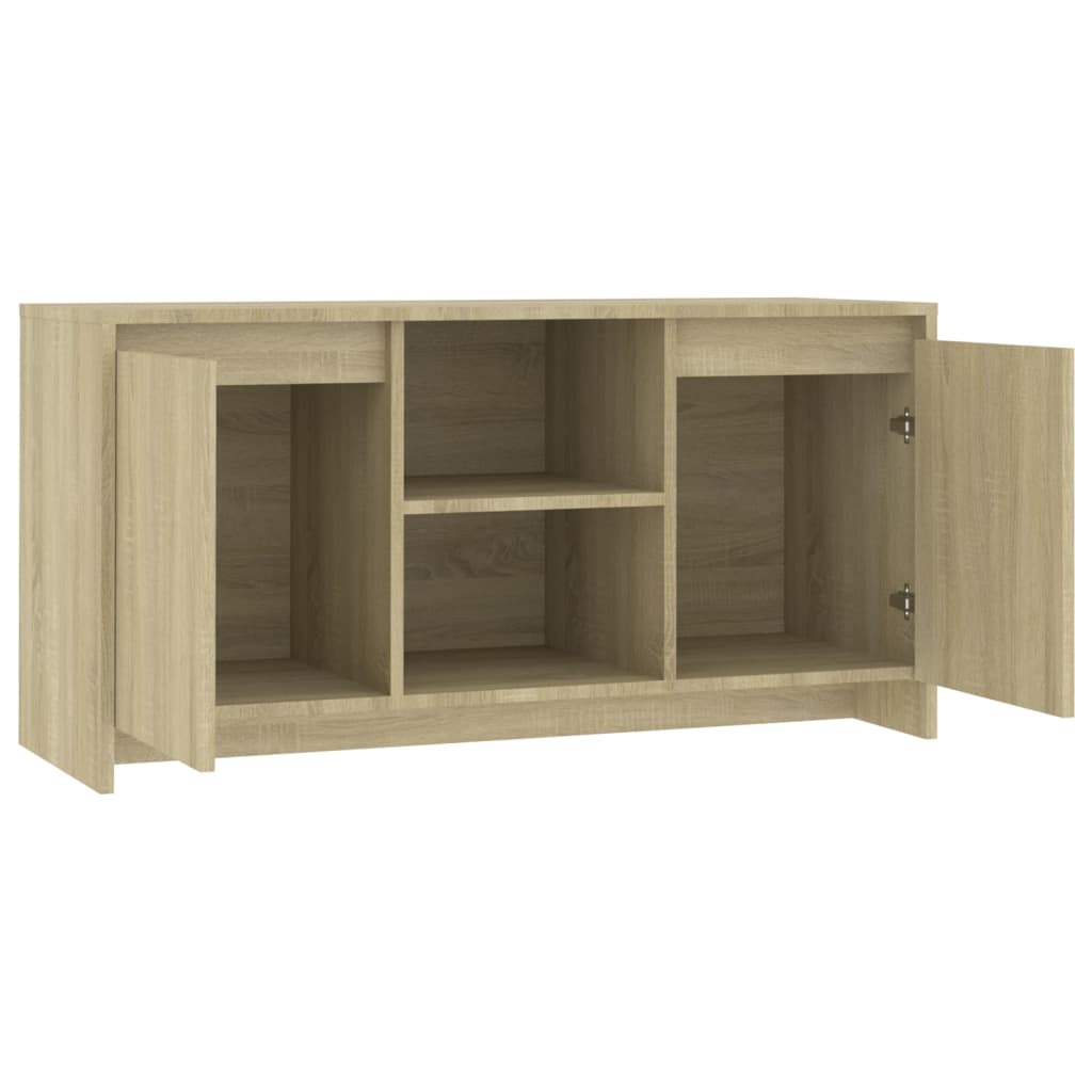 vidaXL Meuble TV Chêne sonoma 102x37,5x52,5 cm Bois d'ingénierie