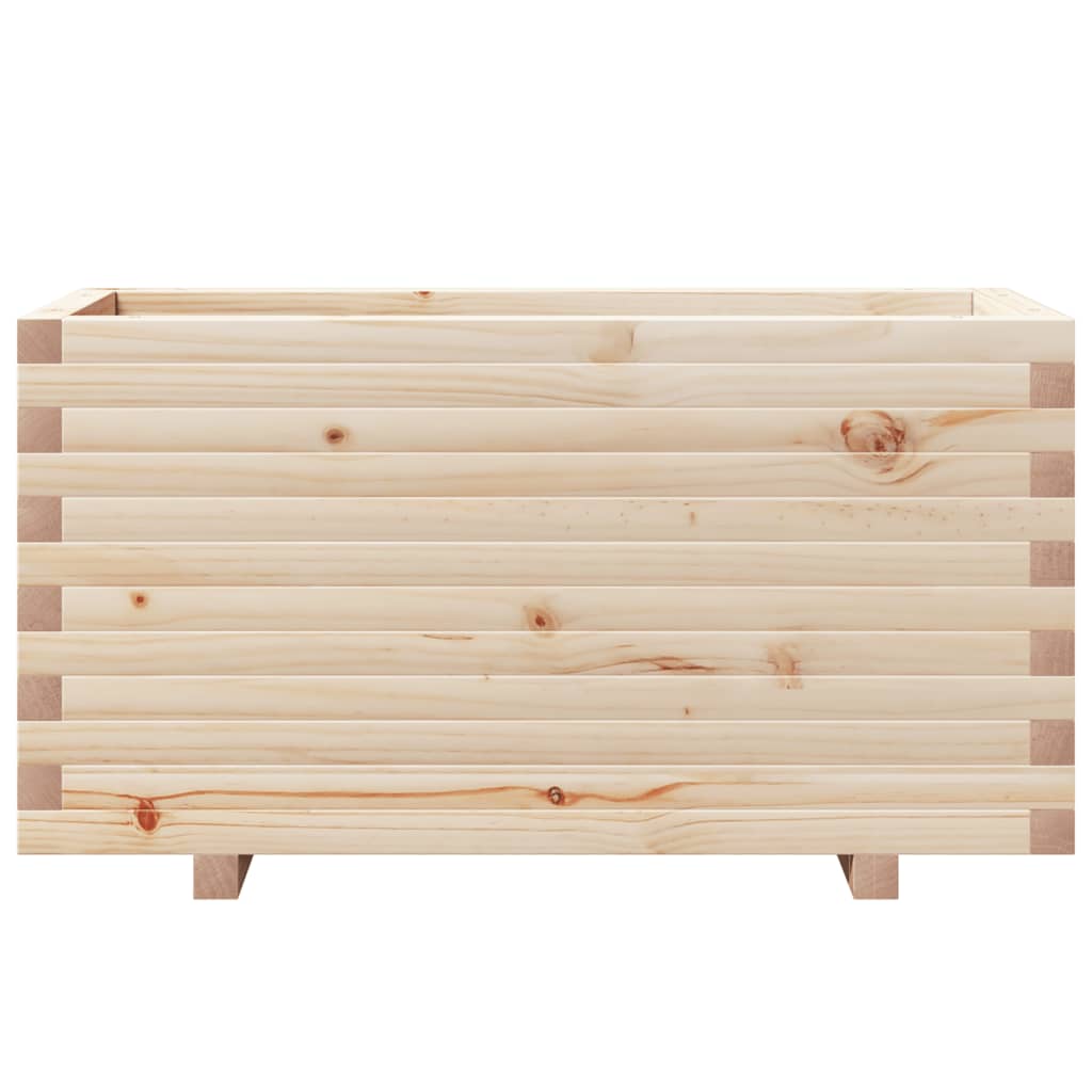 vidaXL Jardinière 90x40x49,5 cm bois de pin massif